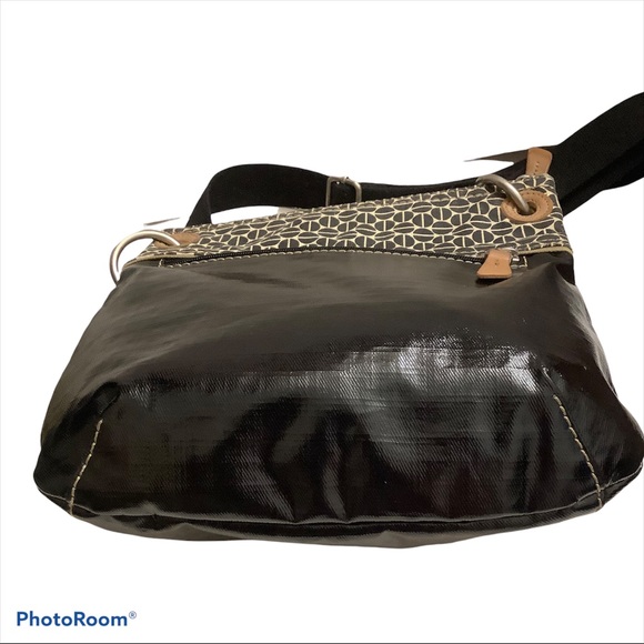 Fossil Key-per Black Coated Canvas Crossbody Bag - Picture 11 of 16